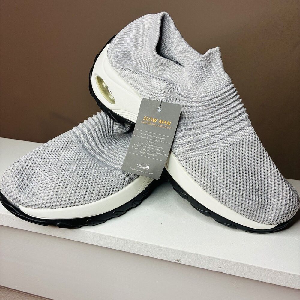 Slow Man Women's Slip On Sneaker Low Top, Sz 9.5